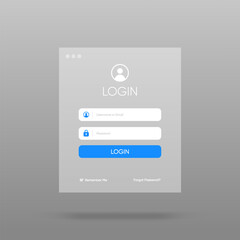 Set of Sign Up and Sign In forms. Registration and login forms page. Professional and User-friendly web and UI UX design elements. Modern Sign in and Register page. Username, email and password.