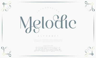 Melodic Elegant Script Serif Font for Luxury Editorial Branding