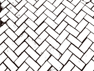 Editable Abstract Brick Floor Texture Background in Dark Tones for Urban and Grunge Design