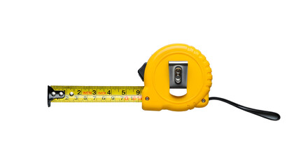Retractable tape measure yellow case construction measuring tool professional repair equipment