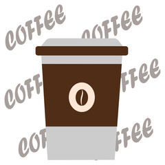 Coffee shop logo featuring hot coffee cup icon. Perfect for café branding, barista themes, espresso drinks, latte art, packaging identity, and minimalist creative coffee illustrations.