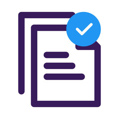 Document with a check mark icon