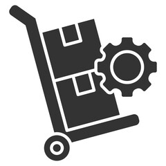 Obraz premium Order Glyph Icon Element For Design