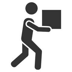 Dispatch Glyph Icon Element For Design