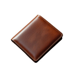 leather wallet isolated on white