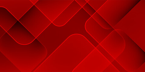 Red Geometric Abstract Background. Modern trendy design in vector illustration