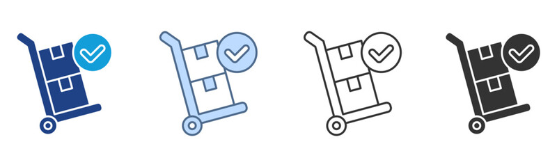 Freight Icon Set Multiple Style Collection