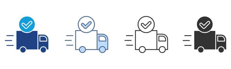 Transport Icon Set Multiple Style Collection