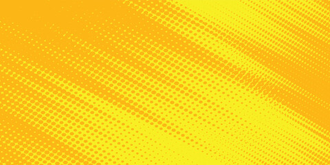 Dots halftone yellow color pattern gradient grunge texture background. Dots pop art comics sport style. vector pattern background eps10