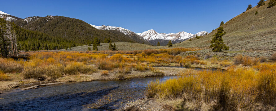 North Fork of Big Lost River in Autumn