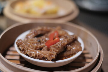 hong kong dim sum Satay Honeycomb Tripe, Delicious Chinese cuisine