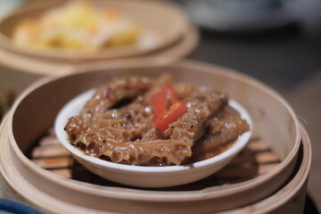 hong kong dim sum Satay Honeycomb Tripe, Delicious Chinese cuisine