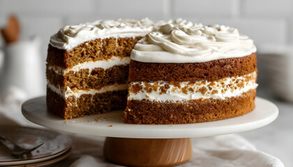 Fluffy Oatmeal Creme Pie Cake with Smooth Layers of Cream
