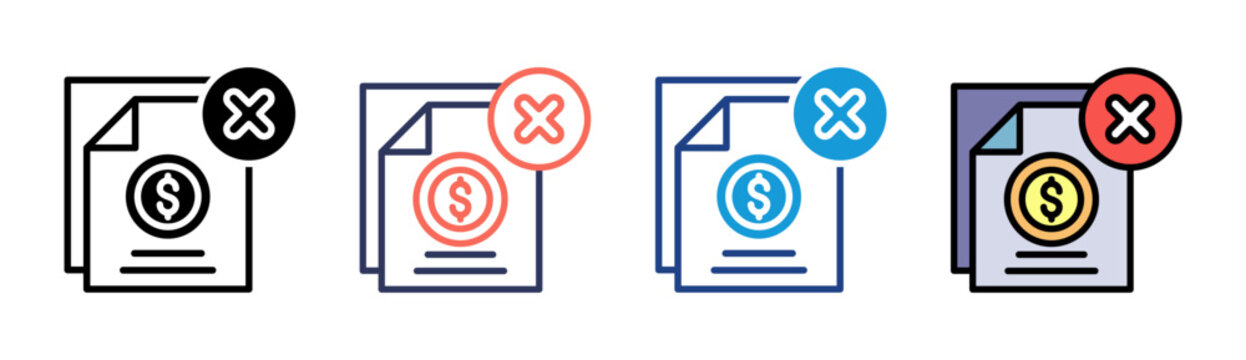 Unqualified Icon Set Multiple Style Collection