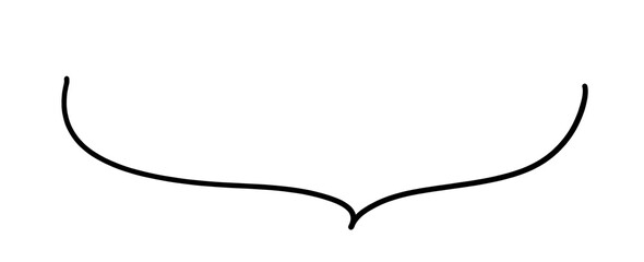 おしゃれでシンプルな手書き風の素材　ふきだし