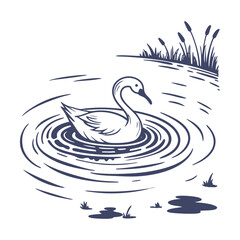 The vibrant blue water and lush green trees of the island are beautifully captured in a wide-angle shot, evoking a sense of calm and escape