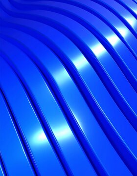 Abstract blue wavy lines