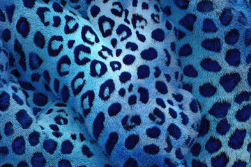 blue leopard print. Flashy and eye-catching animal print backgrounds and beautiful