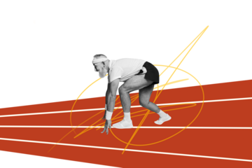 Collage of world international symbol olympic games paris france summer competition sportsman aged man champion fast run runner marathon