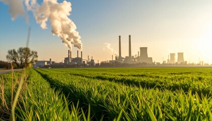 Industrial Pollution and its Impact on Agriculture A Visual Representation