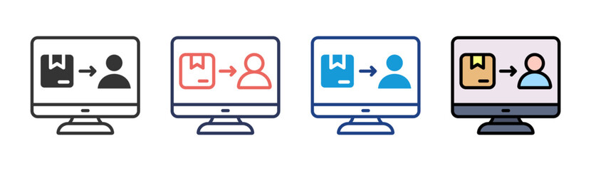 Rollout Icon Set Multiple Style Collection