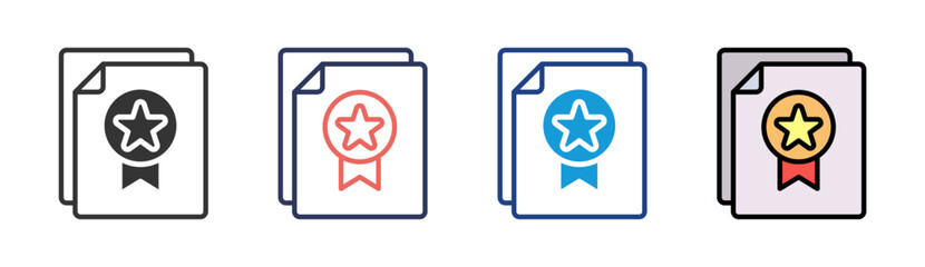 Quality Assurance Icon Set Multiple Style Collection