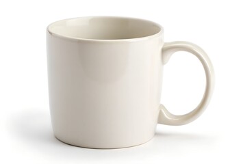 white cup isolated