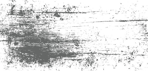 A distressed grey textured background with horizontal lines and abstract speckles.
