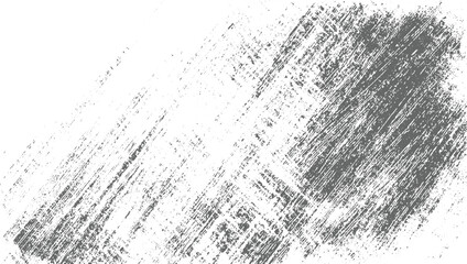 Obraz premium A distressed gray diagonal scratch texture on a white background.