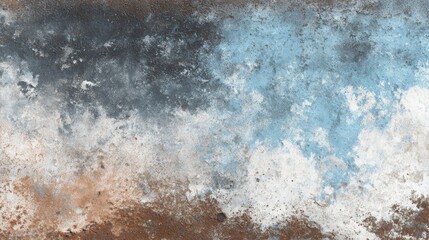 rough grunge background texture, steel plate with rust stains, steel wall with gray and brown colors, wall of old concrete or plaster, rough painted surface.