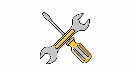 Get the job done right with this essential wrench and screwdriver tool set for home repair projects