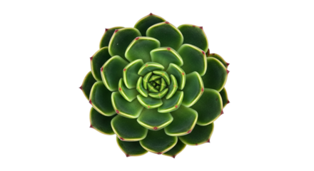 A beautiful green succulent plant with layered petals displaying intricate geometric patterns and vibrant natural colors