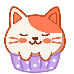 Dreaming Cat Cupcake