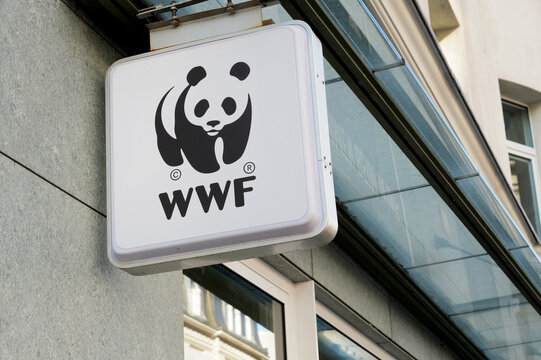 Berlin, Germany - May 24, 2025: Headquarters of WWF Germany in Berlin - The World Wildlife Fund is a international non governmental organization
