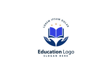 Education logo design template