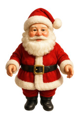 Santa Claus figurine with a red suit and white beard