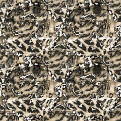 Animal Print New. Acrylic Vintage Sketch. Bright