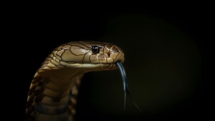 snake on a white background