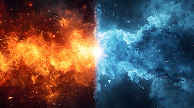 Fire and Ice Elemental Clash