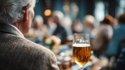 A retirement party marks the end of a career, filled with reflections, speeches, and joy as colleagues honor years of dedication and lasting impact.
