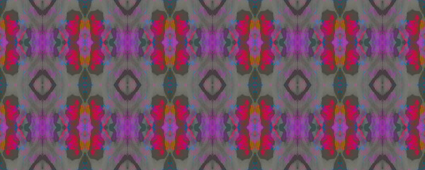 Green Persian Tile. Decor Wallpaper. Watercolor