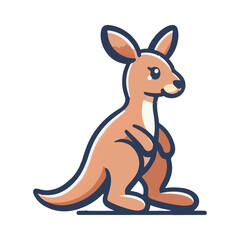 
kangaroo illustration design
