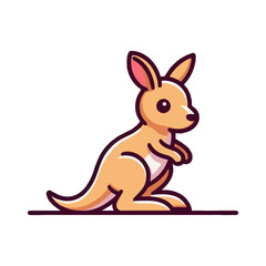 
kangaroo illustration design
