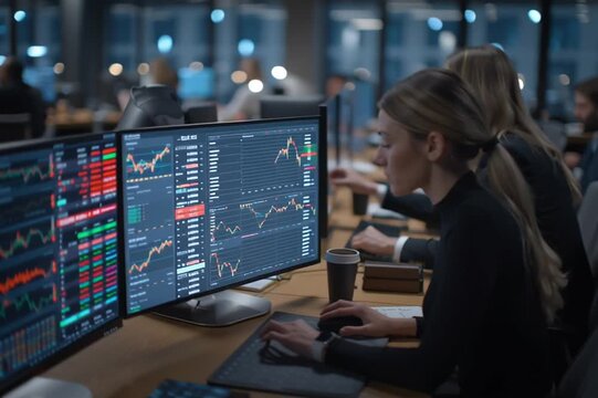 Monitory makler&oacute;w giełdowych &ndash; analiza rynk&oacute;w finansowych i notowań akcji
