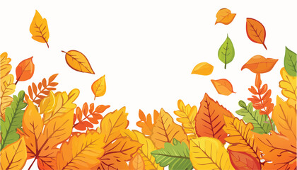 Autumn leaves background