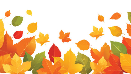 Autumn leaves background
