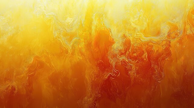 Abstract Background with Flowing Orange and Yellow Fluid - Textured Design for Creative Projects 