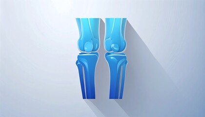 Knee anatomy illustration