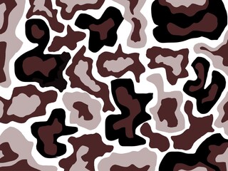 Abstract animal print pattern with bold colors, perfect for fashion and design projects