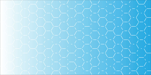 simple blue gradient hexagon pattern. Vector illustration.
